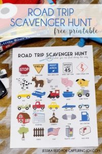 Road Trip Bingo I SPY3 best car games for kids the-ultimate-guide-to-road-trip-entertainment-by-Unplugged-Family-Time