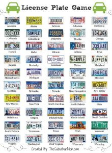 License plate game best car games for kids the-ultimate-guide-to-road-trip-entertainment-by-Unplugged-Family-Time