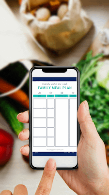 Insanely Useful One Week Family Meal Planner mockup copy