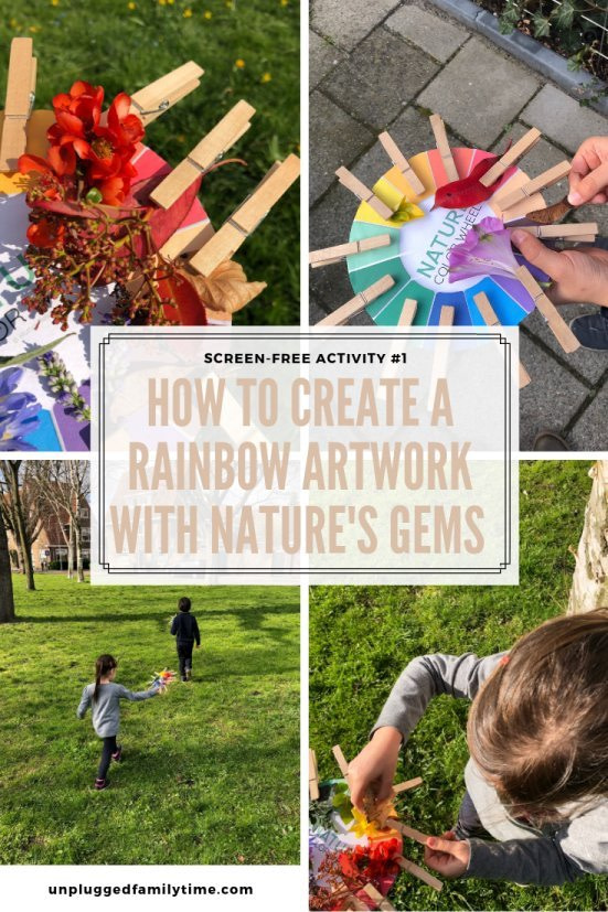 Rainbow-Nature-Crafts-for-Kids-Screen-free-activity-1-12-Challenge-UnpluggedFamilyTime