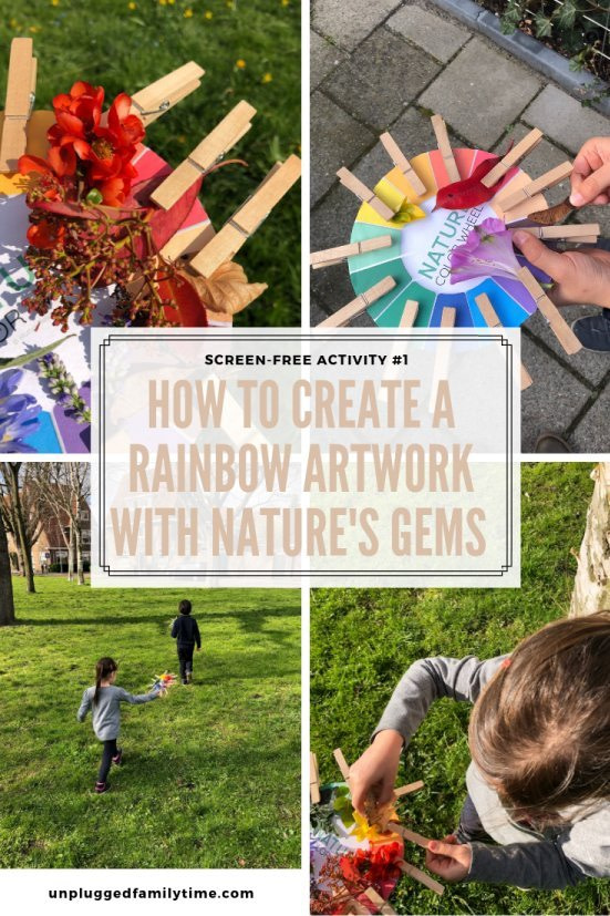 Rainbow-Nature-Crafts-for-Kids-Screen-free-activity-1-12-Challenge-UnpluggedFamilyTime Rainbow-Nature-Crafts-for-Kids-Screen-free-activity-1-12-Challenge-UnpluggedFamilyTime