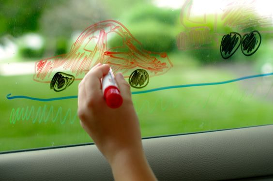 Window art best car games for kids the-ultimate-guide-to-road-trip-entertainment-by-Unplugged-Family-Time