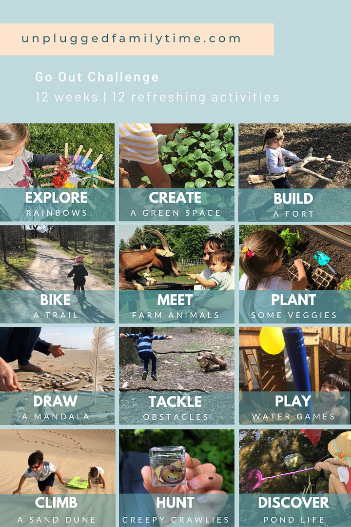 Go Out |Spring Challenge | 12 weeks Outside Kids Challenge | 12 weeks