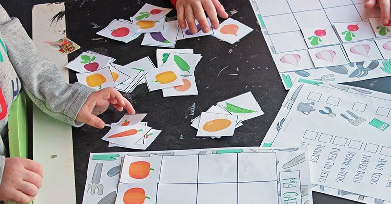 plan-a-garden-activity-fb how to create a wonderful kids vegetable garden
