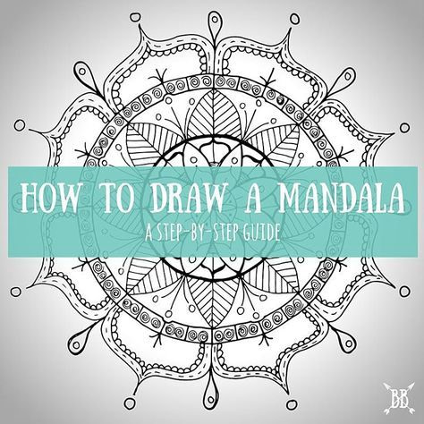 how to draw a mandala how to draw a mandala
